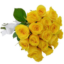 Buquê 18 Rosas Amarelas
