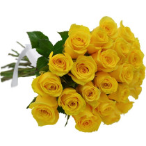 Buquê 24 Rosas Amarelas