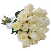 Buquê 24 Rosas Brancas