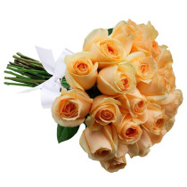 Buquê 24 Rosas Champanhe