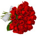 Buquê 24 Rosas Vermelhas