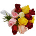 Buquê 12 Rosas Coloridas