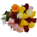 Buquê 18 Rosas Coloridas
