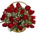 Cesta 36 Rosas Vermelhas